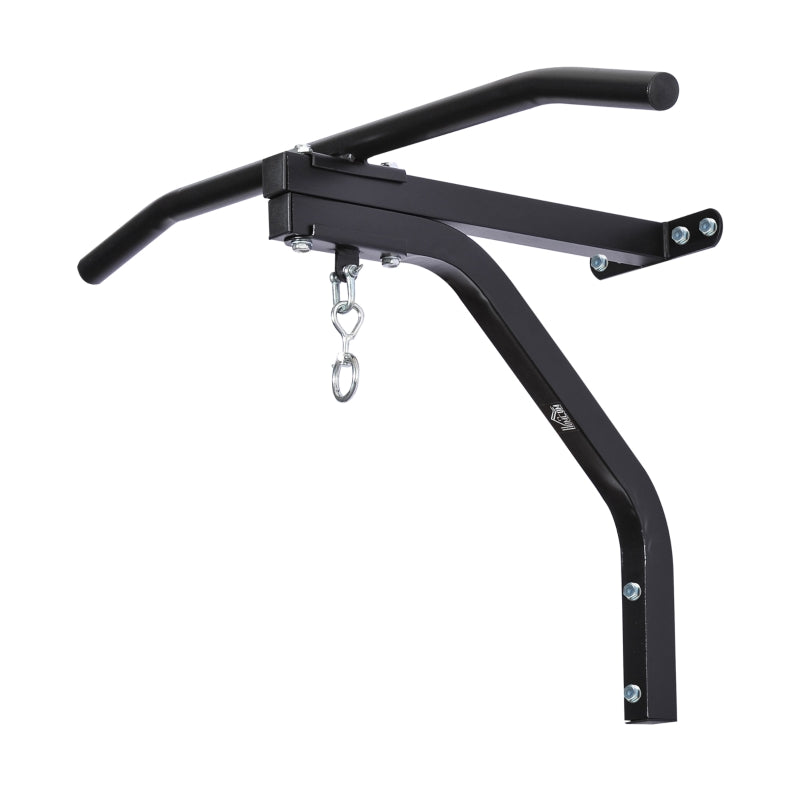 Punching Bag Wall Mount Bracket with High Load Capacity, Black Steel