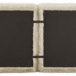 4-Seater L-Shaped Sofa Modular Chaise Plush Fabric - Light Khaki