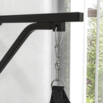 Punching Bag Wall Mount, Adjustable, Steel, Black