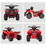 Children's Quad Electric 6V with Forward Function, Music, Red