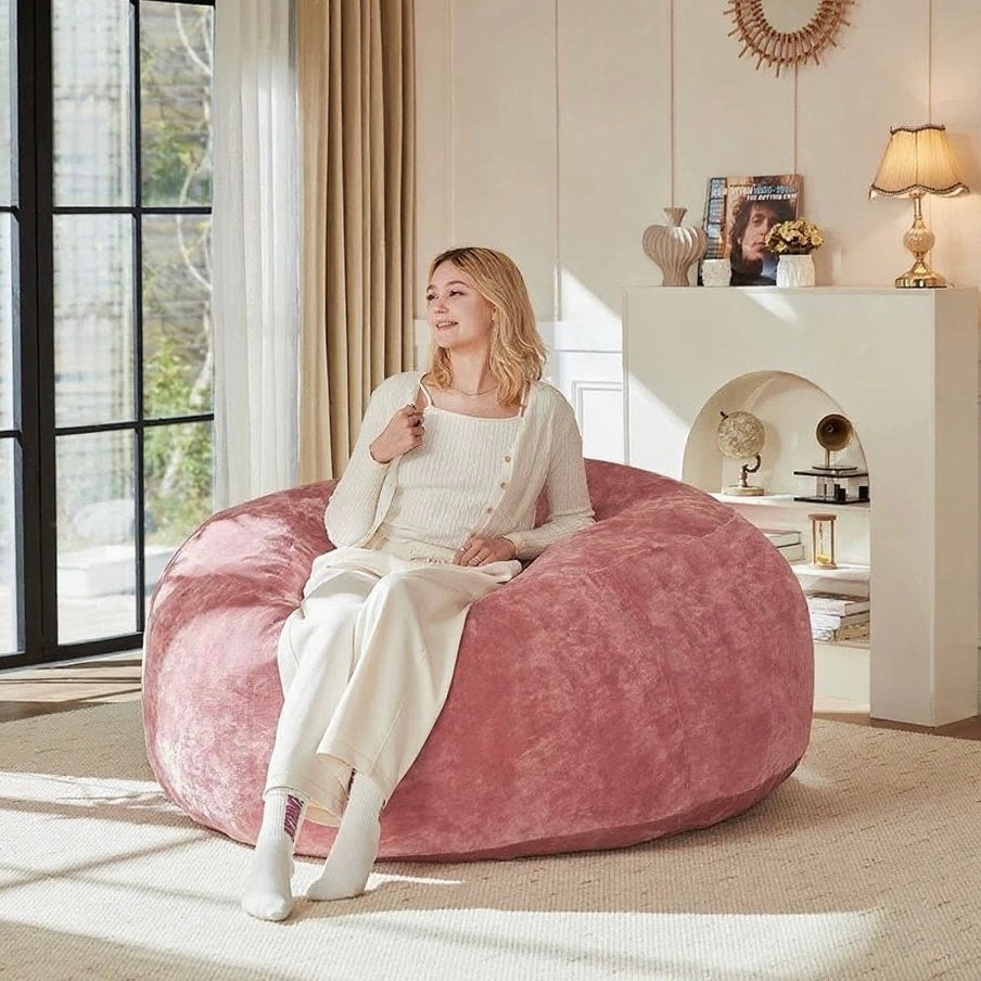3FT Bean Bag Chair Soft Comfortable Reading Chair for Adults, Sofa
