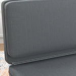 3-in-1 Folding Sofa Bed, Velvet, Dark Grey