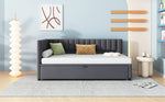 Upholstered Bed 140x200cm Hydraulic Storage USB-C LED Headboard Beige