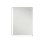 LED Bathroom Mirror 60x80cm Dimmable 3 Light Modes Frameless Glass