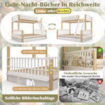 Children's Bunk Bed 90x200/140x200 with Drawers, White & Oak
