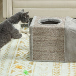 Cat Tunnel, Foldable Sisal Play, Brown+Gray