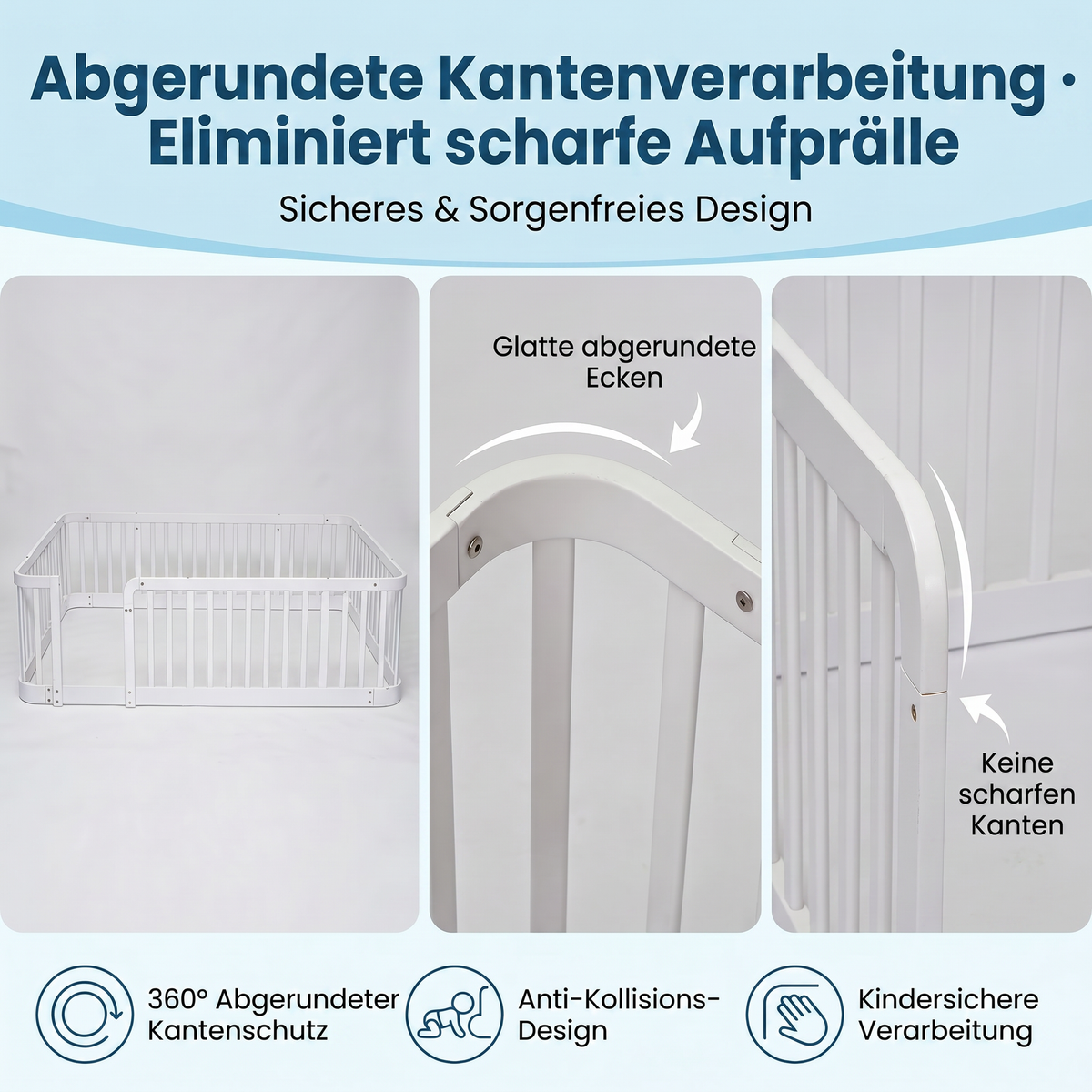 Floating Double Bed Frame 140x190cm with LED Lighting, Linen