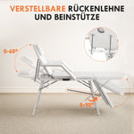 Massage Table, Folding Portable, Faux Leather, White