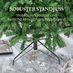 Artificial Christmas Tree 210cm 1400 Tips with Lights & Stand, PVC