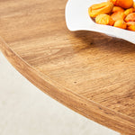 Round Dining Table 100cm 4-6 Seater with Storage - MDF
