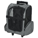 Dog Trolley 2-in-1 Carrier & Pet Backpack, Breathable, Oxford Fabric