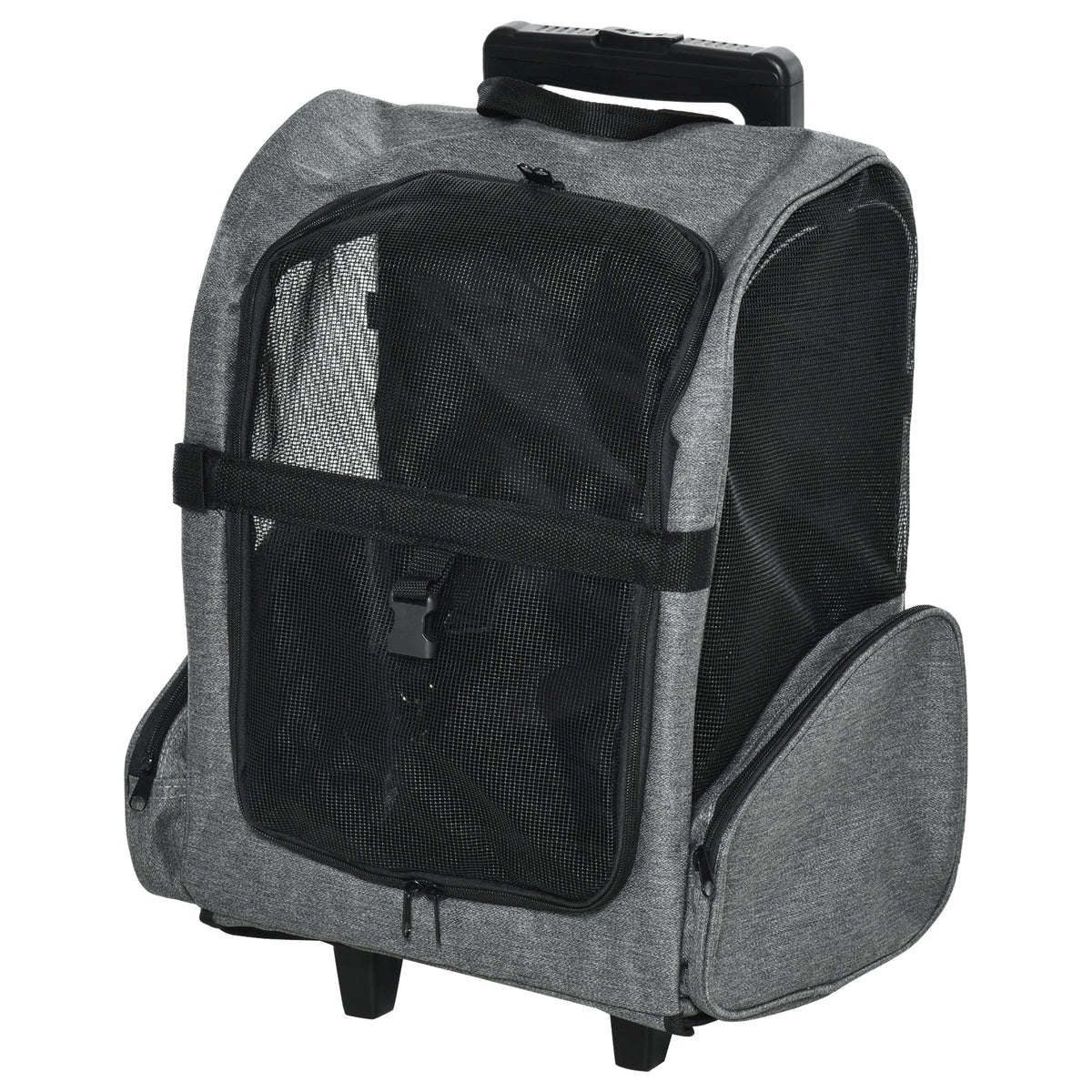 Dog Trolley 2-in-1 Carrier & Pet Backpack, Breathable, Oxford Fabric