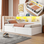 Daybed with Hydraulic Storage 90x200cm Pine Wood White