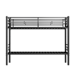 Children's Bunk Bed 90x200cm Convertible to 2 Beds, Black