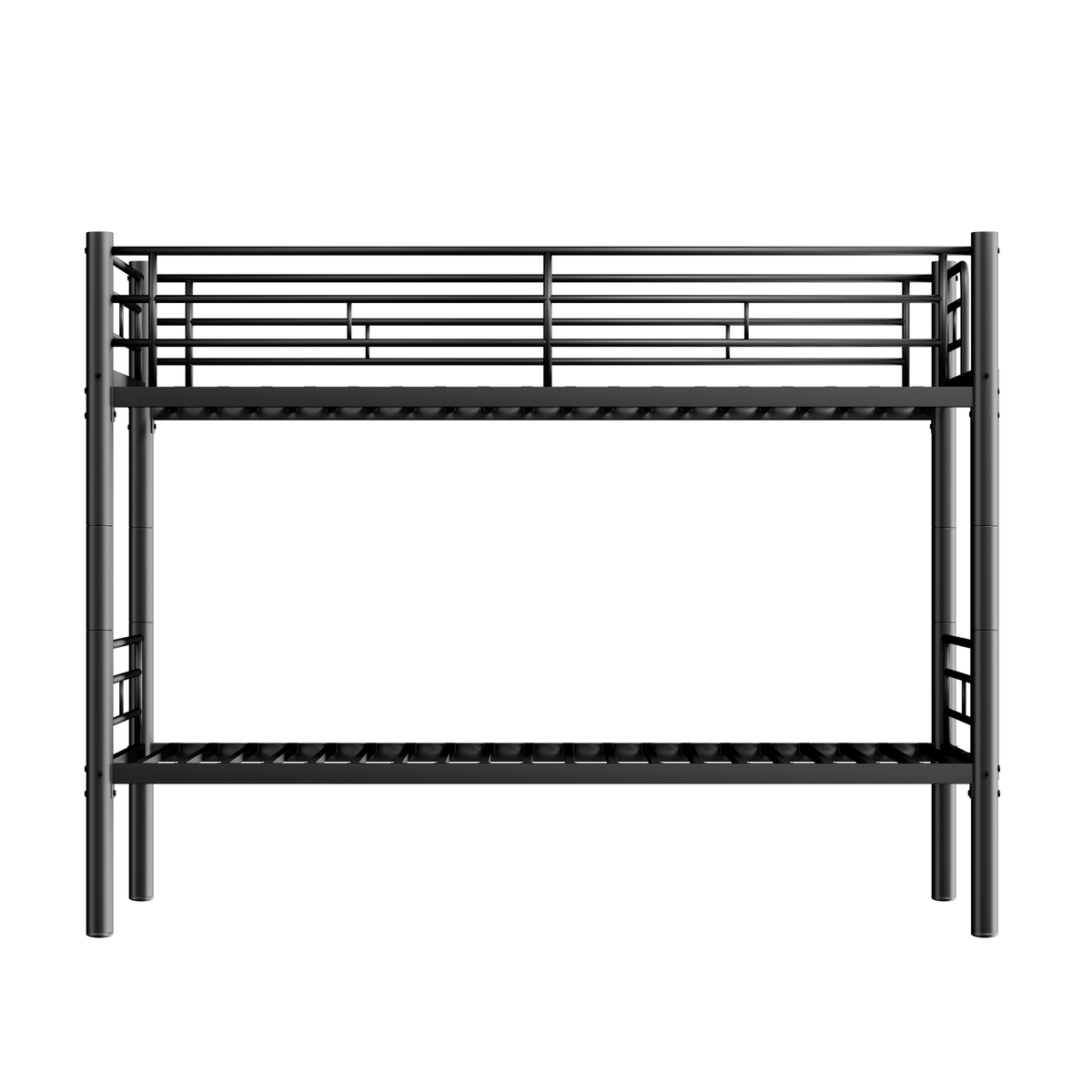 Children's Bunk Bed 90x200cm Convertible to 2 Beds, Black