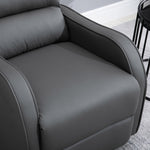 Recliner Chair, Rocking, Reclining, Rotatable, Cup Holder, Microfiber Cloth