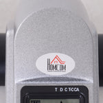 Exercise Bike Pedal Trainer, Mini Bike with LCD Display, Silver