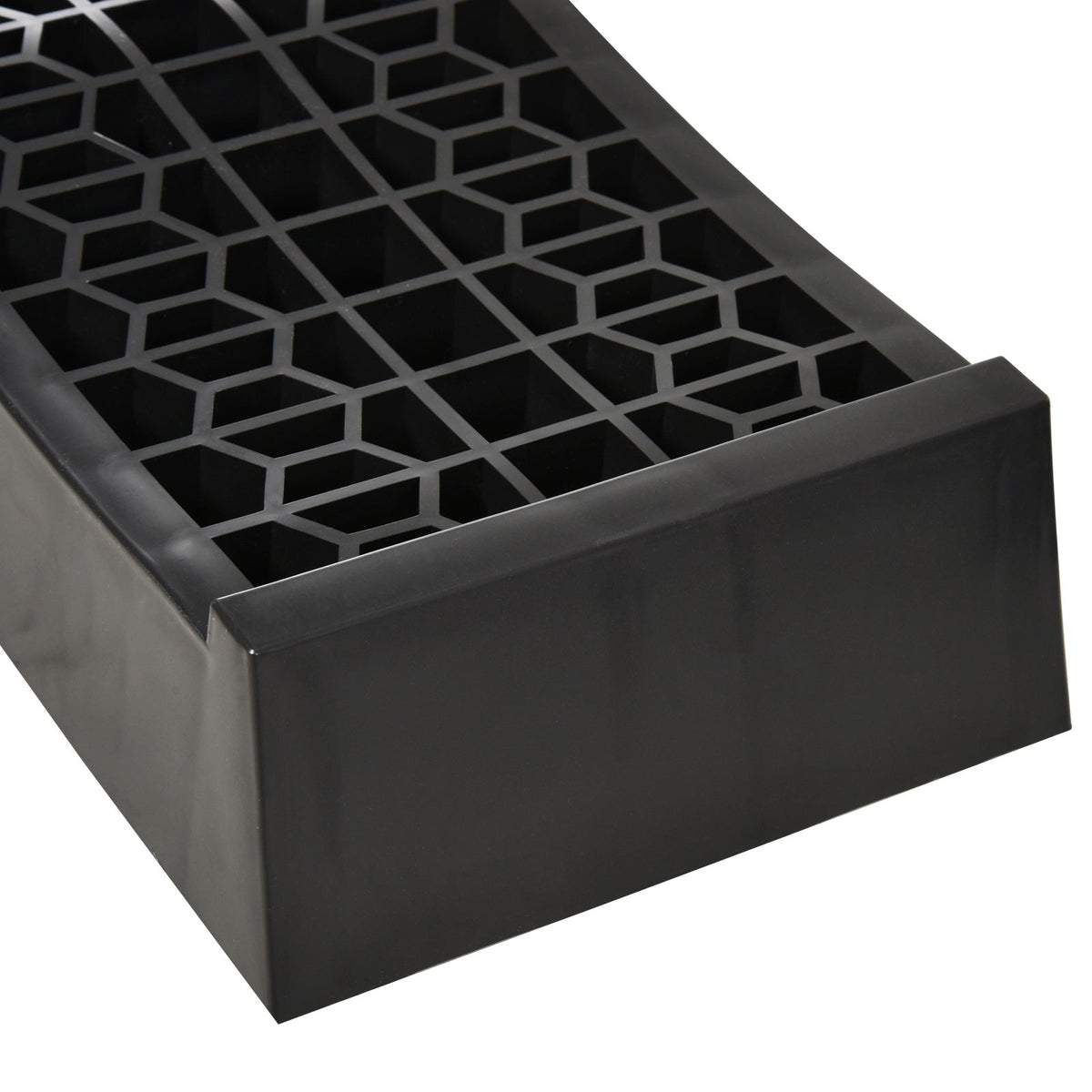 Access Ramp Set, Threshold Curb Rubber, Black