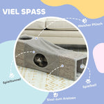Cat Tunnel, Foldable Sisal Play, Brown+Gray