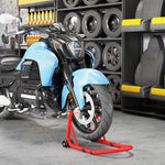 Motorcycle Stand Set, Front/Rear Assembly, 544 kg, Steel Red