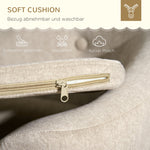 Dog Sofa Plush Cushion Small Pine Cream White