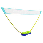 Badminton Set 2-in-1 Adjustable Net with Carrying Bag, Plastic