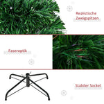 Artificial Christmas Tree 150cm, LED Lights & 180 Tips, Green