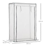 Greenhouse Foil Hothouse PE Mesh Film 101x50x150cm White