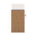 Bathroom furniture washbasin with vanity unit 46 cm, hanging, small guest, in furniture