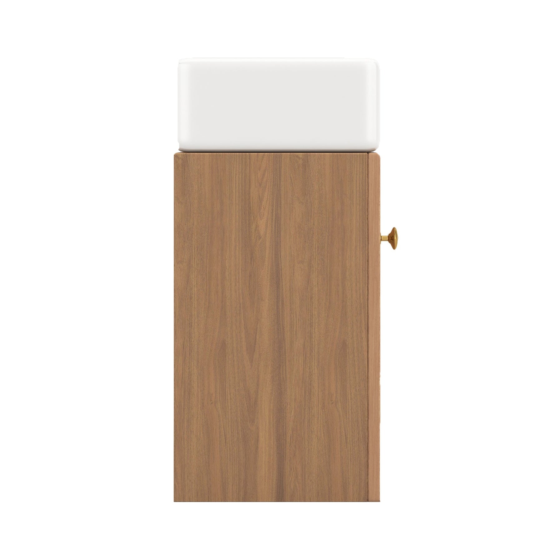 Bathroom furniture washbasin with vanity unit 46 cm, hanging, small guest, in furniture