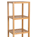 Bathroom Cabinet, 3 Open Compartments, Toilet Storage, Bamboo