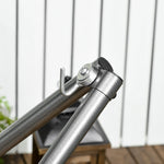 Foldable 2-in-1 Hammock Stand & Clothes Rack, 120kg Load Capacity, 290x92x88cm, for Garden & Patio
