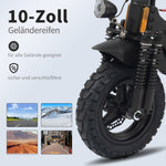 E-Scooter 10-Inch Foldable Road Legal 60km Range 500W Double Shock