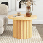 Coffee Table Round Solid Wood