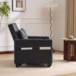 Sofa Bed, 3-in-1 Pull-Out with Cup Holders & USB Port