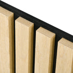 Acoustic Panels, 4pc 60x60cm 3D Wall Panels, Oak