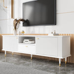 TV Stand with Storage and Cable Management
