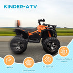 12V Children's Vehicle with MP3 Player and Headlights, Orange