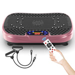 Vibration Plate Whole Body Fitness with Resistance Bands Speed Control