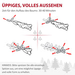 Christmas Tree, Artificial, 180 cm, 1942 Tips, Green