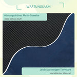 Dog Bed Outdoor Elevated, Steel Oxford Fabric Blue