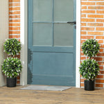 Artificial Plants, UV-resistant, 70 cm, Green, Set of 2