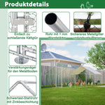 Giant Professional Chicken Coop Aviary 3x6m with Climbing Frame Metal
