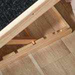 Pet Ramp, Adjustable Non-Slip, Pinewood and Polyester