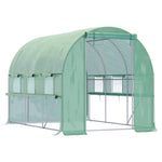 Walk-in Tunnel Greenhouse 2.95x2x2m 6 Windows UV Protection Garden