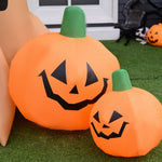 Halloween Inflatable Ghost Decoration, Light-Up 120/240 cm, White