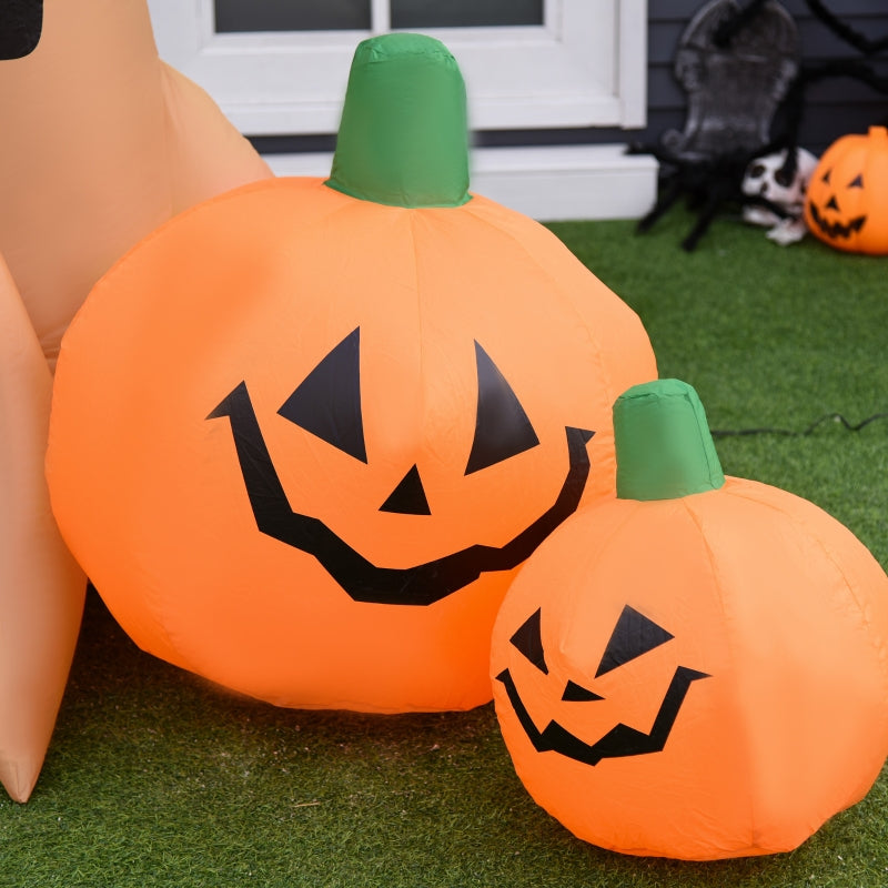 Halloween Inflatable Ghost Decoration, Light-Up 120/240 cm, White