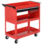 garden bench 60 kg load capacity, weatherproof and stable, red