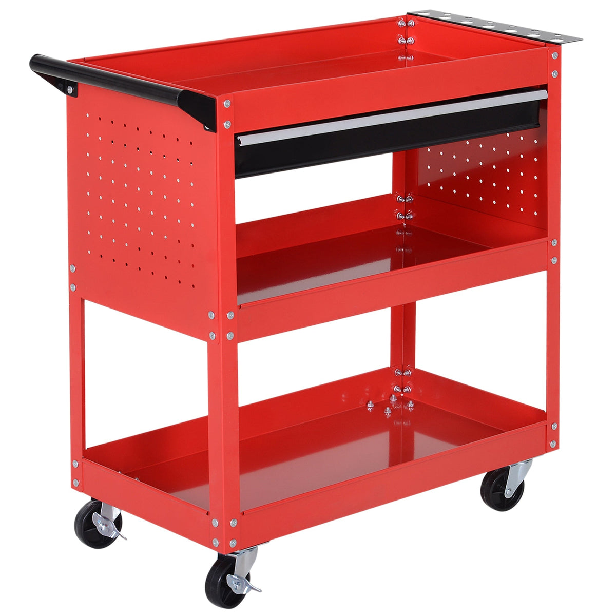 garden bench 60 kg load capacity, weatherproof and stable, red
