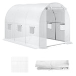 Greenhouse Cover, Weather-Resistant, Transparent